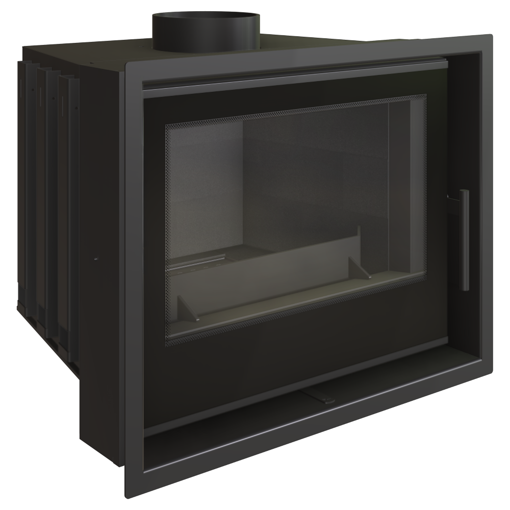 Foyer à bois STABIL CA 700 encastrable avec porte à ouverture latérale 5,5 kW Kobok